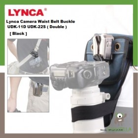 Lynca Camera Waist Belt Buckle UDK-11D UDK-22S ( Double ) Black 